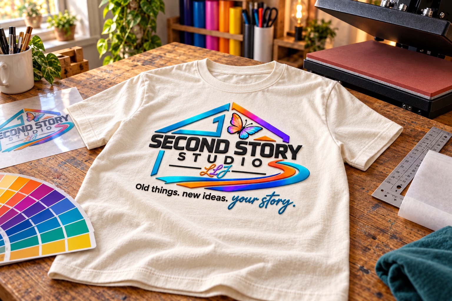 Second Story Studio presentation of Personalised T-shirt